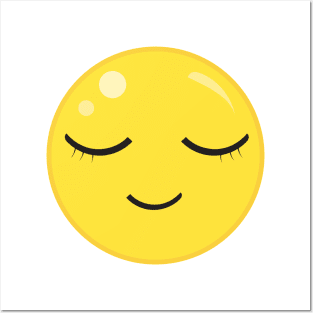 Cute Smiling Face Posters and Art